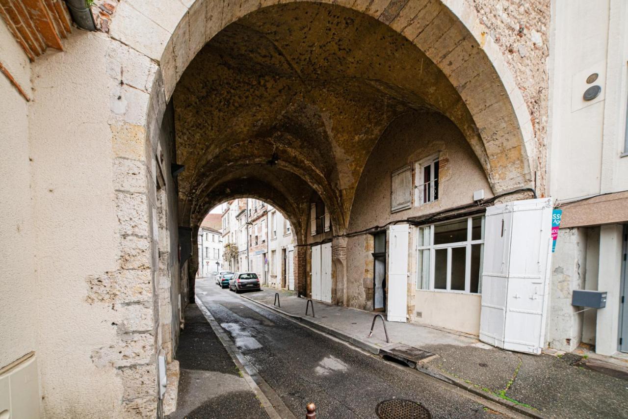 Апартаменты Centre Historique - Cour Privee - Arrivee Autonome Ажен Экстерьер фото